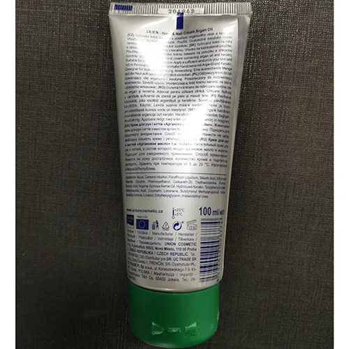 Crema Mani / Unghie «HAND CARE - Hand & Nail Cream with Keratin, Argan Oil» — foto 2 dell'alert SR/03627/25