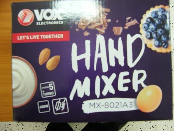 Miscelatore alimentare «Hand Mixer» — foto 1 dell'alert A12/0187/18