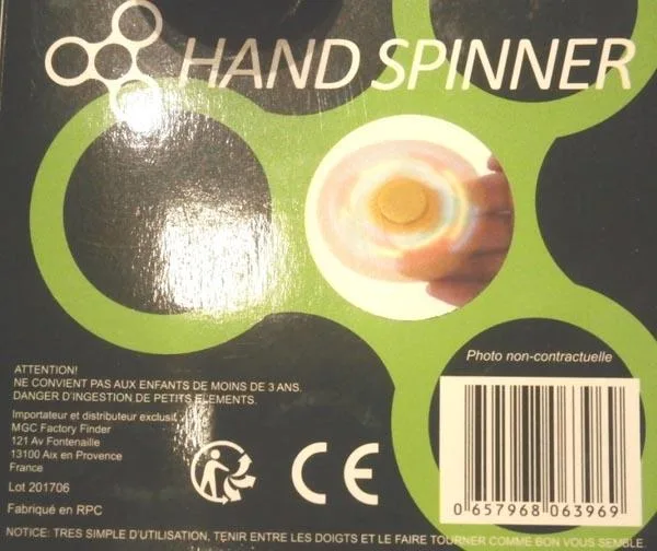 Filatore di Fidget «HAND SPINNER LUMINEUX» (MGC Factory spinner)