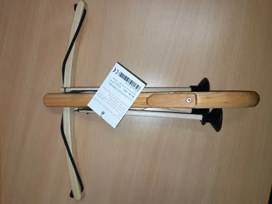Balestra giocattolo «Handarmbrust Voll-Holz natur» — foto 2 dell'alert A12/02765/23