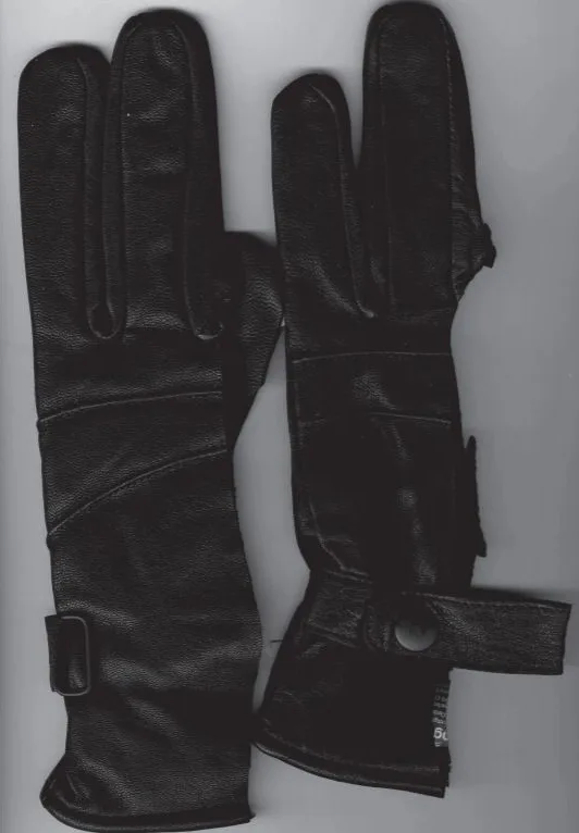 Guanti in pelle nera «Handschuh Leder schwarz Größe XL» — foto 3 dell'alert A12/00773/20