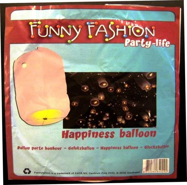Lanterna del cielo «Happiness balloon» (Funny Fashion)