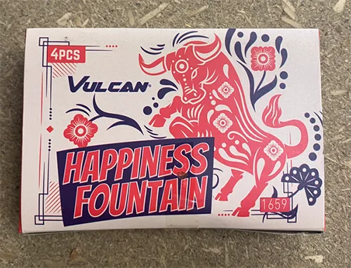 Fuochi d'artificio «HAPPINESS FOUNTAIN» (Vulcan)