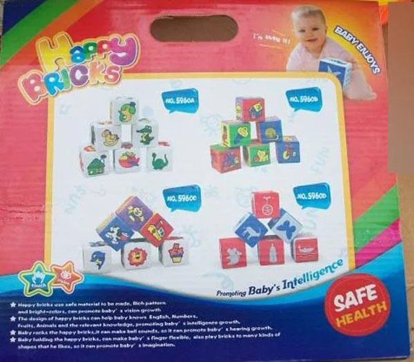 Giocattolo di plastica «Happy Bricks» — foto 2 dell'alert A12/1177/16