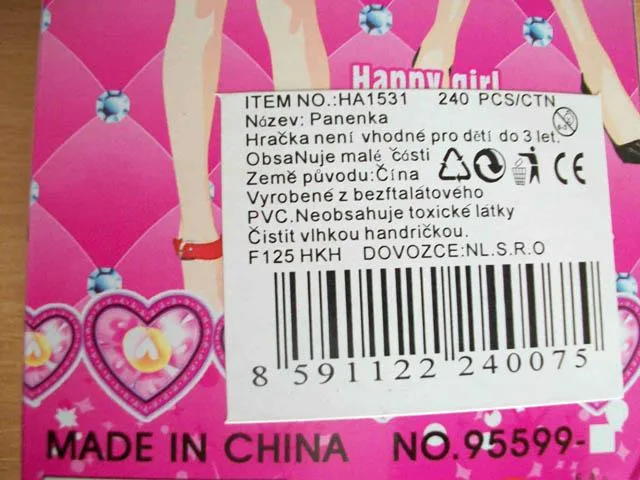 Bambola di plastica «Happy girls elegant design» (Belokid)
