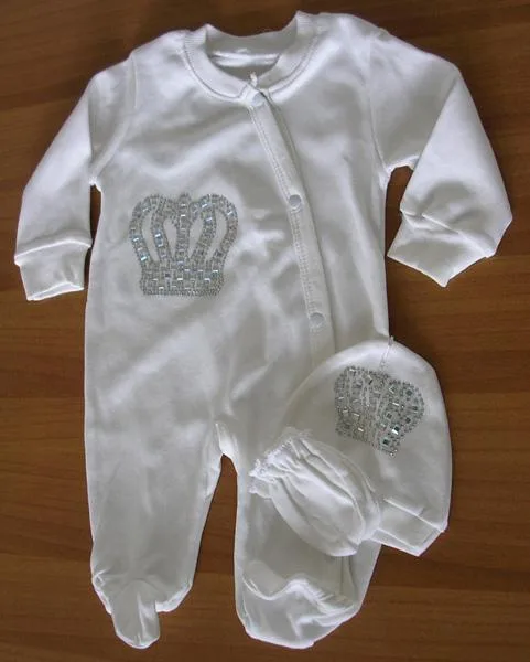 Set di abbigliamento per bambini «happy little babies» (Mini Gold)