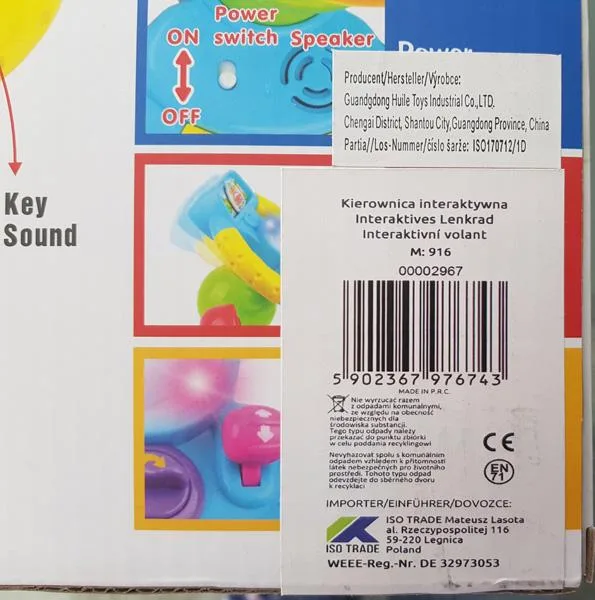 Giocattolo educativo «Happy Mini Steering Wheel» — foto 3 dell'alert A12/0905/19