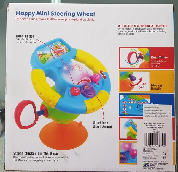 Giocattolo educativo «Happy Mini Steering Wheel» — foto 4 dell'alert A12/0905/19