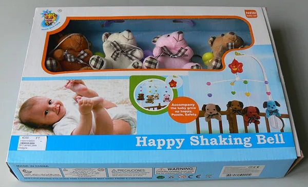 Giocattolo musicale mobile «Happy Shaking Bell / Zenélő játék kiságyra» (Heng Run Toys)