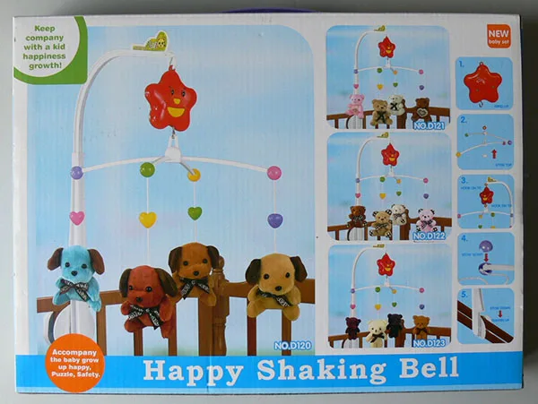 Giocattolo musicale mobile «Happy Shaking Bell / Zenélő játék kiságyra» — foto 2 dell'alert A12/01337/22