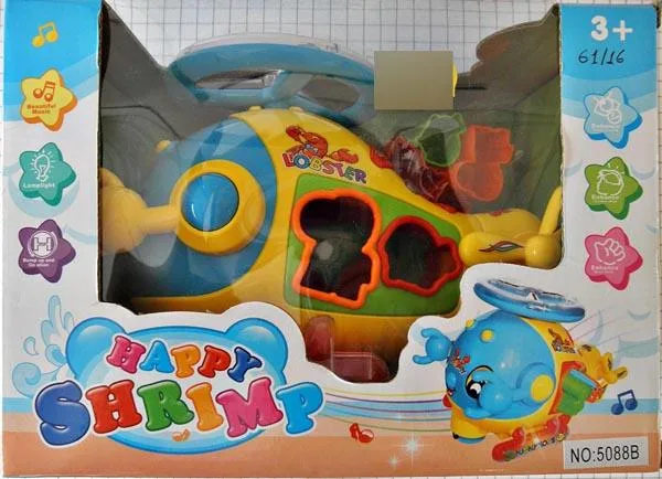 Giocattolo didattico in plastica «Happy Shrimp» (Funny Toys)