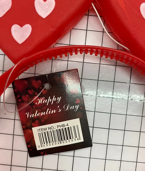 Fascia per bambini «HAPPY VALENTIN'S DAY» — foto 3 dell'alert A12/01052/22