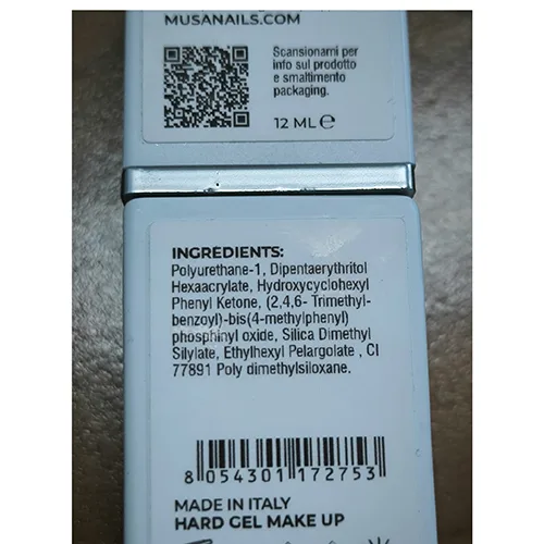 Smalto per unghie in gel «Hard Gel Make Up per le unghie» — foto 5 dell'alert SR/04188/25