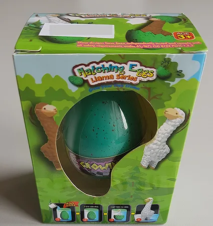 Giocattolo espandibile «Hatching Eggs Llama Series»