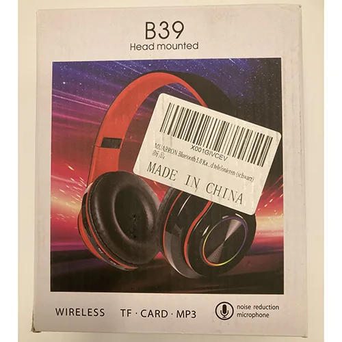 Cuffie «Headphones Over ear  Bluetooth 5.0» — foto 3 dell'alert SR/02332/25