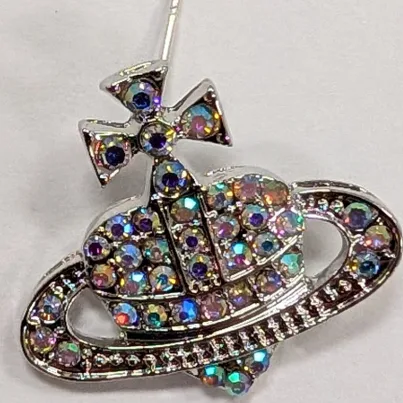 Orecchini «Heart-Shaped Planet Silver Earrings» — foto 2 dell'alert SR/02083/26