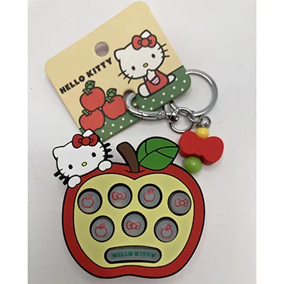 Portachiavi con push toy «Hello Kitty» (Sanrio)