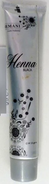 Colore del corpo dell'henné «Henna Black» — foto 1 dell'alert A12/0777/16