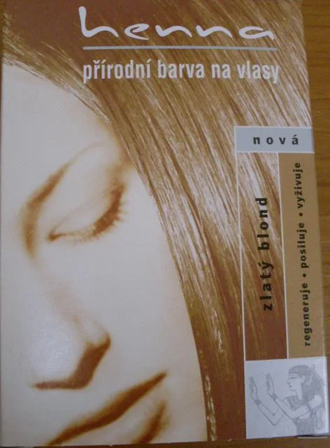 Tintura naturale dei capelli & #13; & #13; «Henna black, Henna gold blond, Henna coppery red» — foto 6 dell'alert A12/0514/13