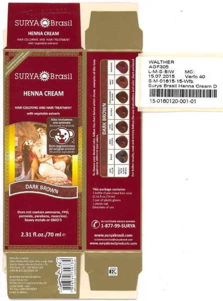 Prodotto colorante per capelli «Henna Cream» — foto 1 dell'alert A11/0091/15