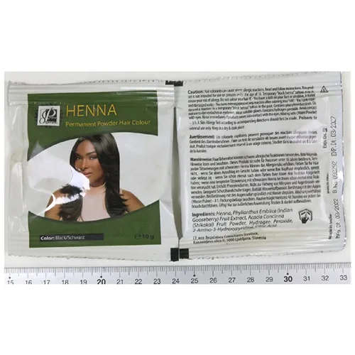 Tintura per capelli «Henna Permanent Powder Hair Colour» — foto 4 dell'alert SR/01646/26