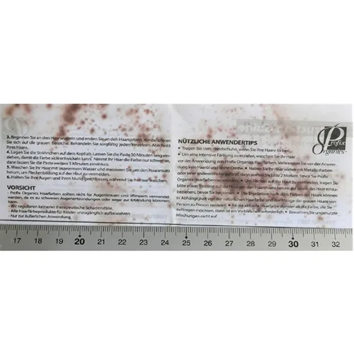 Tintura per capelli «Henna Permanent Powder Hair Colour» — foto 6 dell'alert SR/01646/26