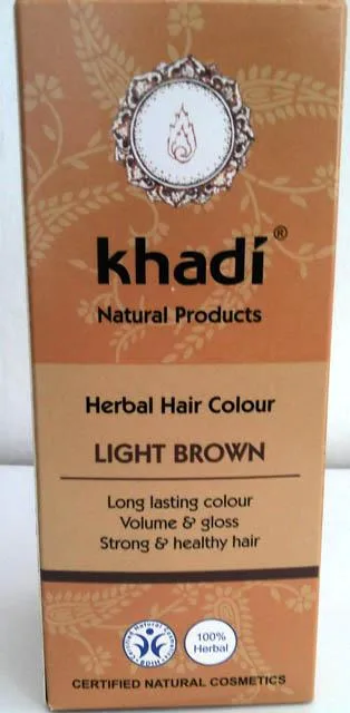 Tintura per capelli «Herbal Hair Colour - Light Brown» (KHADÍ)