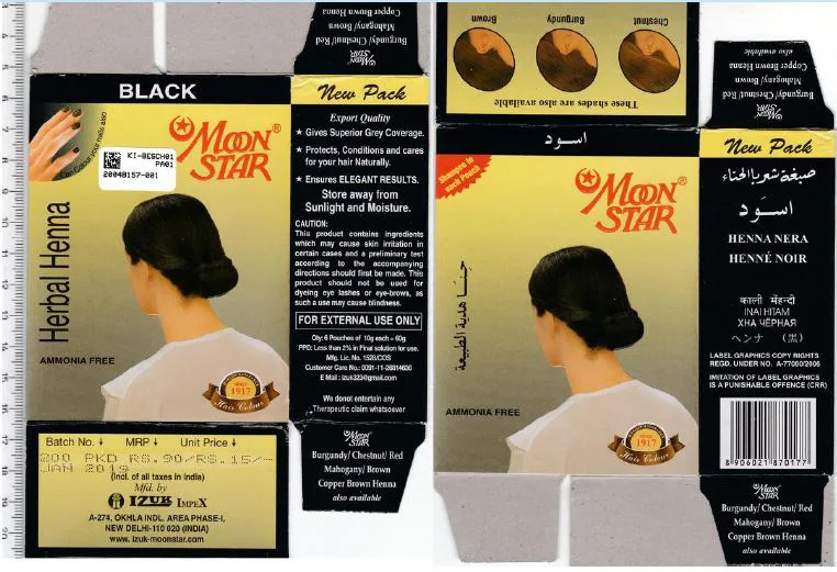 Tintura per capelli «Herbal Henna» (Moon Star)