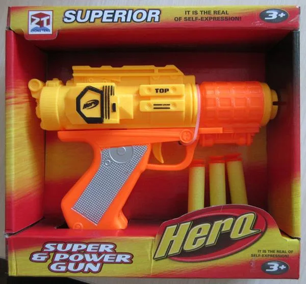 Set di pistole giocattolo «Hero - Super &amp; Power Gun» (Zhong Teng)