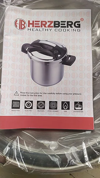 Pentola a pressione «HERZBERG - healthy cooking» — foto 3 dell'alert A11/00106/20