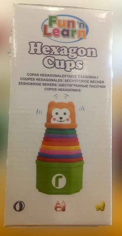 Giocattolo impilabile «Hexagonal Cups» — foto 3 dell'alert A12/00595/20