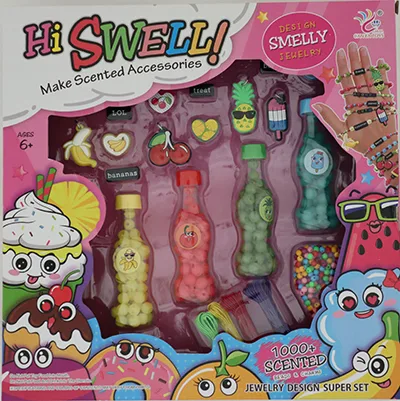 Set di gioielleria giocattolo «Hi Swell! Make Scented Accessories Jewelry Design Super set» (Hi Swell!)