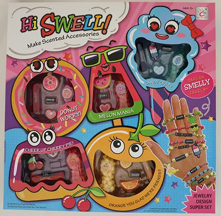 Set di gioielleria giocattolo «Hi Swell! Make Scented Accessories Jewelry Design Super set» (Hi Swell!)