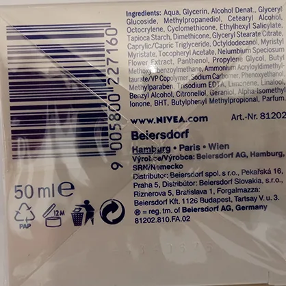 Crema viso «Hidratáló nappali arckrém normál és vegyes bőrre» (Nivea)