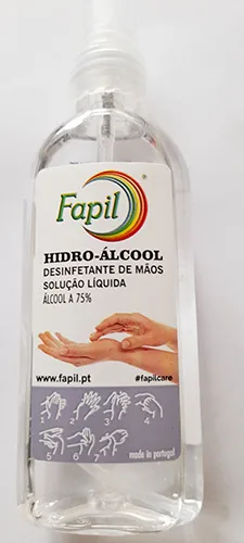 Disinfettante per le mani «HIDRO-ÁLCOOL» (Fapil)