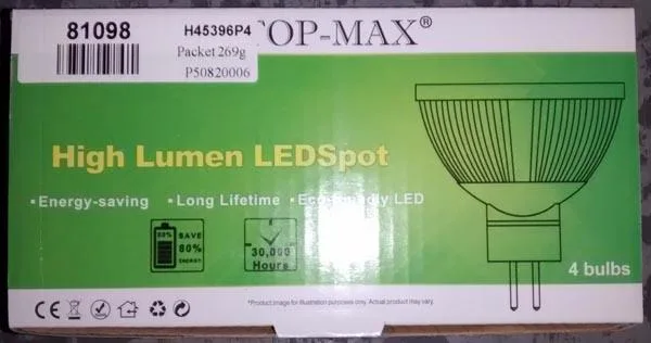 Lampadina a LED «High Lumen LEDSpot» — foto 2 dell'alert A12/0584/16