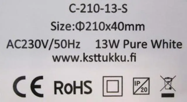Plafoniera o parete «High Lux 64 LED» — foto 1 dell'alert A12/1647/14