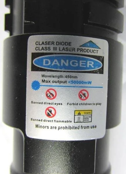 Puntatore laser «High Power Blue Laser Pointer» — foto 4 dell'alert A12/1738/16