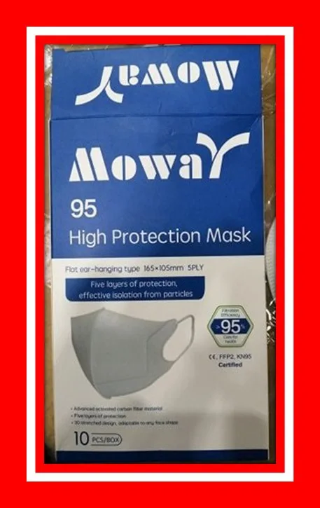 Maschera filtro antiparticolato «High protection mask» — foto 3 dell'alert A12/01005/20