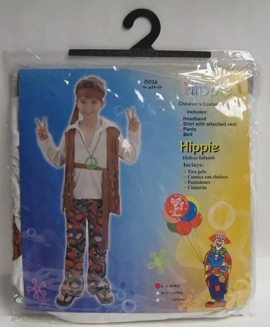 Costume da abito fantasia «Hippie» (CREACIONES LLOPIS)