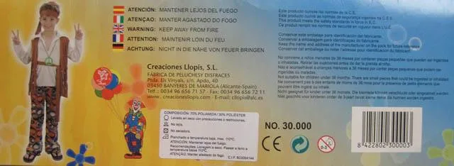 Costume da abito fantasia «Hippie» — foto 2 dell'alert A12/0091/14