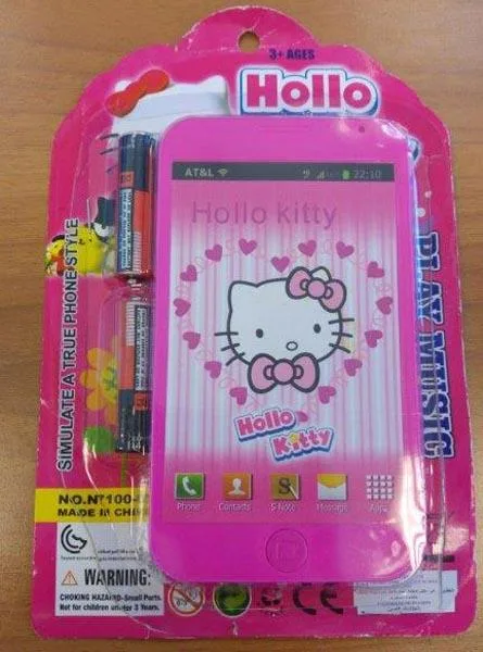 Telefono cellulare giocattolo «Hollo Kitty» (COMBUY)