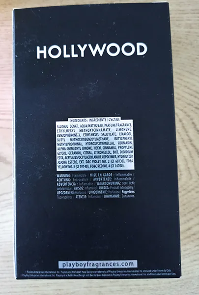 Eau de toilette «HOLLYWOOD» (Playboy)