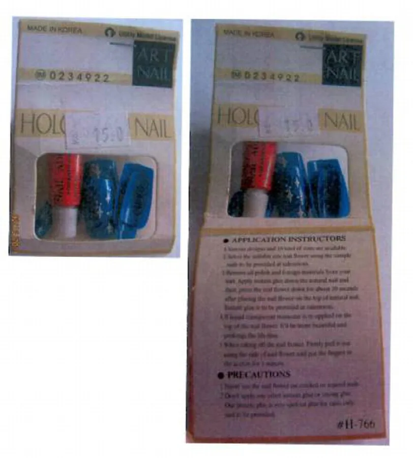Unghie false &amp; #13; &amp; #13; «Hologram Nail» (Art Nail)