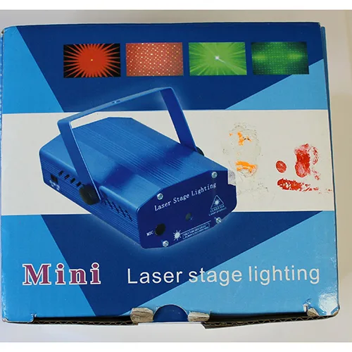 Proiettore laser «HOLOGRAPHIC LASER STAR PROJECTOR» (Funny Clown)