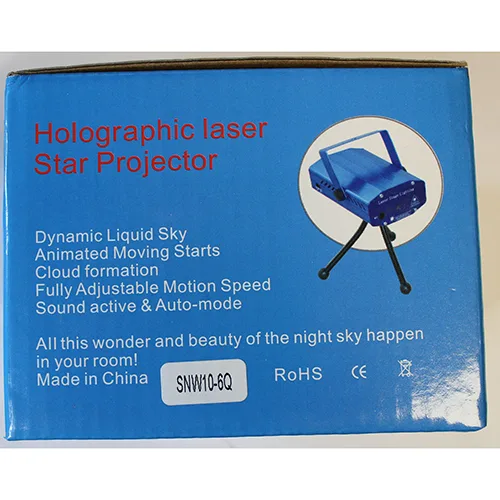 Proiettore laser «HOLOGRAPHIC LASER STAR PROJECTOR» — foto 2 dell'alert SR/03201/25