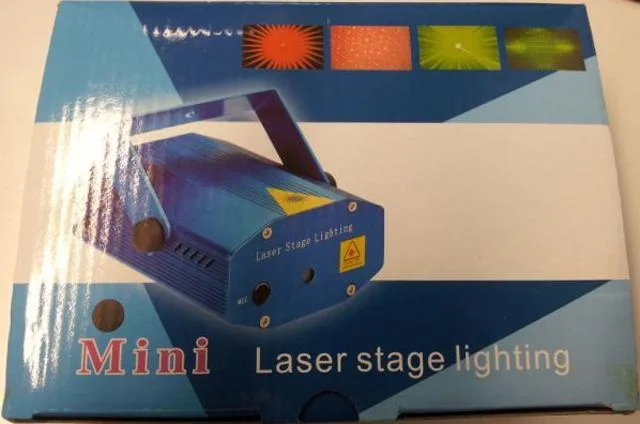 Proiettore laser «Holographic Laser Star Projector / Mini Laser Stage Lighting» — foto 2 dell'alert A12/1838/12