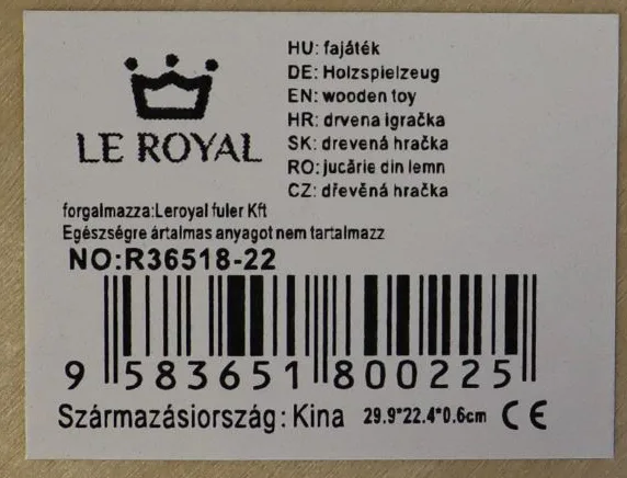 Giocattolo di legno «Holzspielzeug (Angelspiel)» (LE ROYAL)