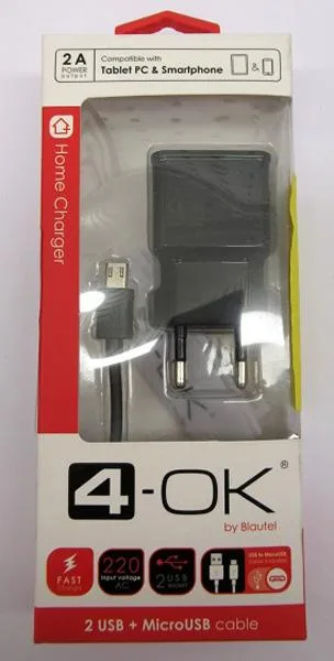 Caricabatterie USB «Home charger» (4-OK)