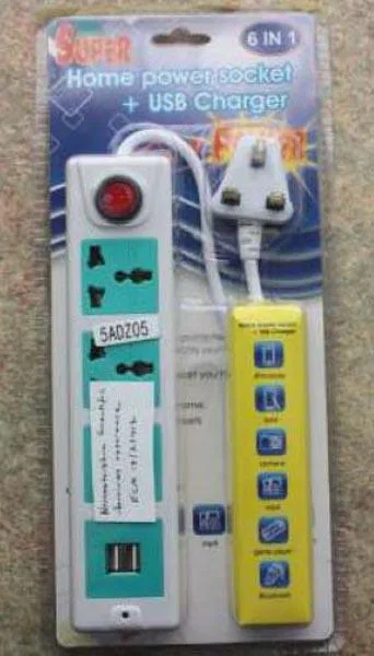 Cavo di estensione «Home Power Socket + USB Charger» — foto 1 dell'alert A12/1627/15